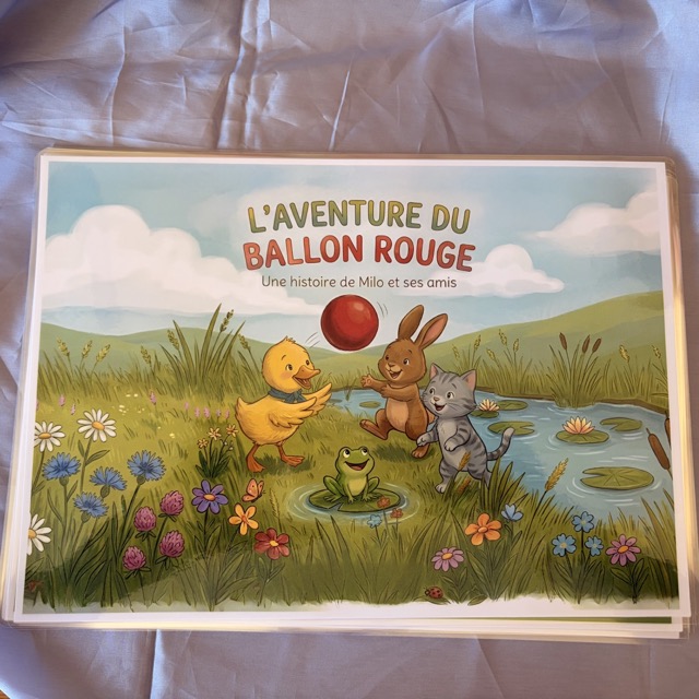 Histoire Kamishibai L'aventure du ballon rouge