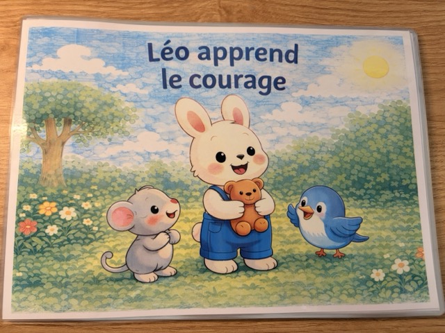Histoire Kamishibai Léo apprend le courage